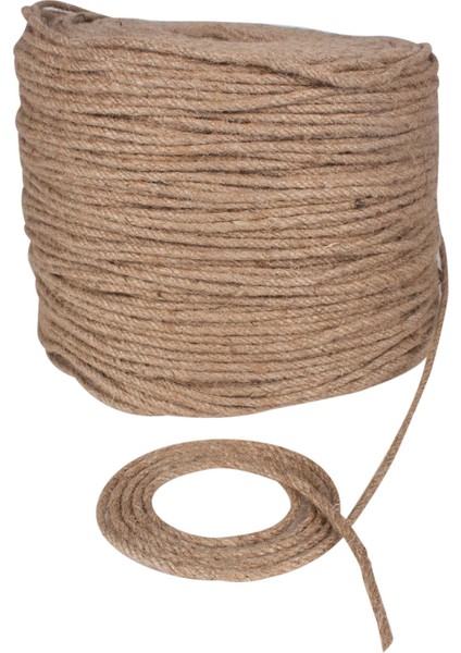 Jut Çuval Halat İp Kordon 4 mm 20 metre