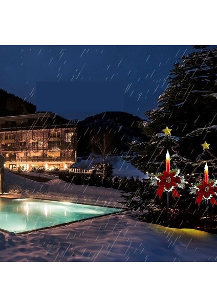 2 Noel Açık Güneş Noel Ağacı Mumu Yer Işıkları (Yurt Dışından) fiyatları