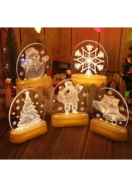 5 Küçük Gece Lambası Noel Süslemeleri (Yurt Dışından) fırsatları