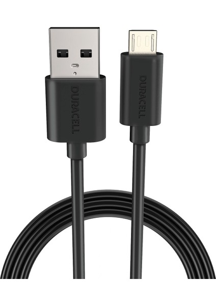 1m Usb-A To Micro USB Şarj Kablosu - Siyah