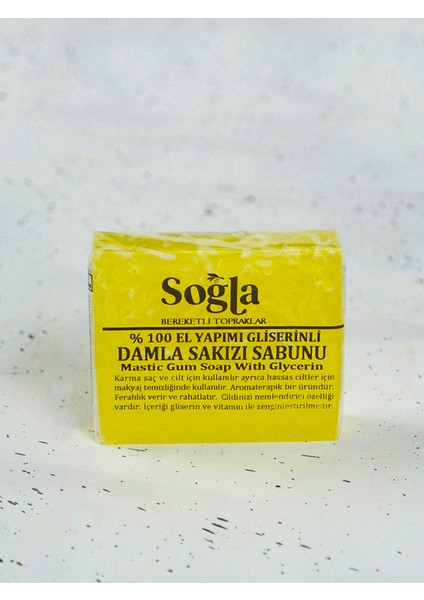 Doğal Damla Sakızlı Sabun El Yapımı Gliserinli