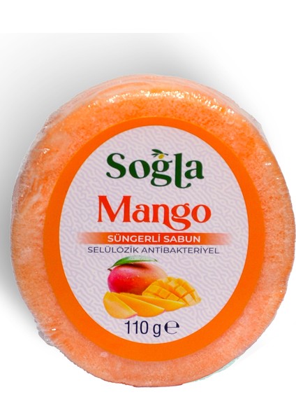 Doğal Mango Sabunu Süngerli ve Gliserinli