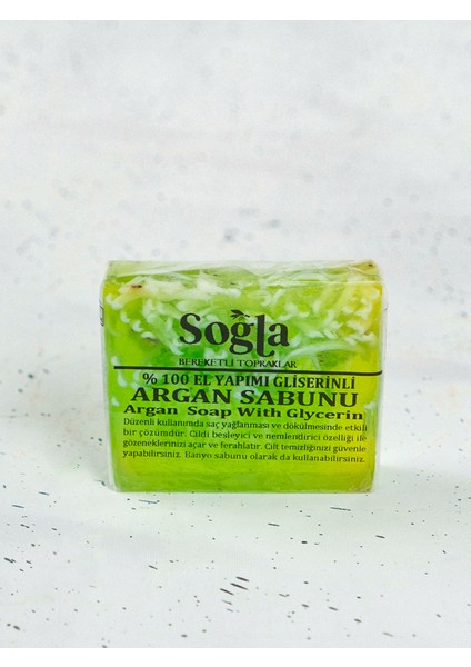 Doğal El Yapımı Arganlı Sabun Gliserinli