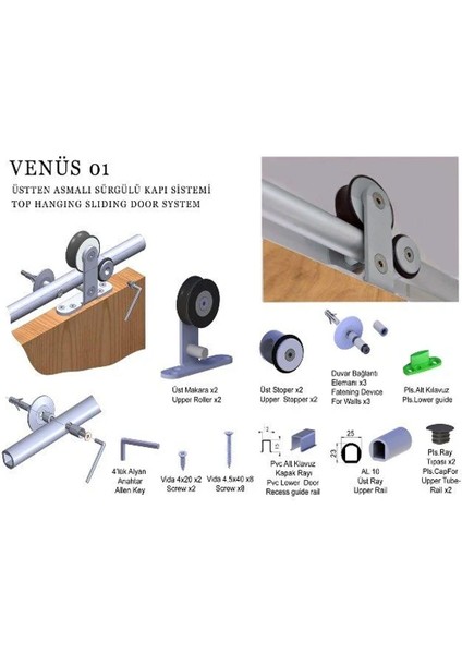 Venüs 01 Kapı Sistemi Mekanizması