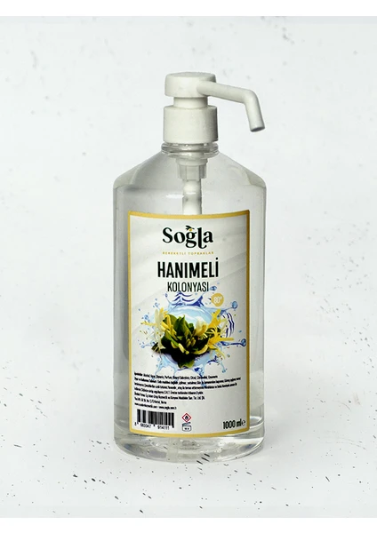 Soğla Bereketli Topraklar Hanımeli Kolonyası 1000ML