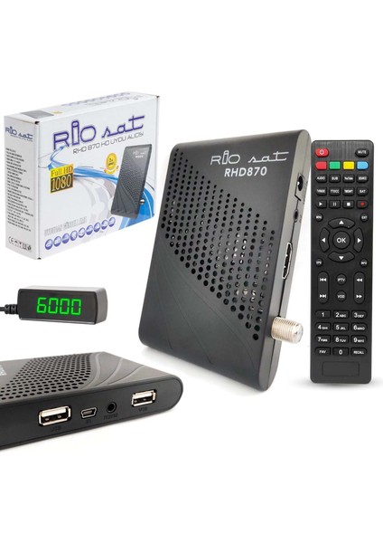 Uydu Alıcı Mini Full Hd Riosat RHD-870
