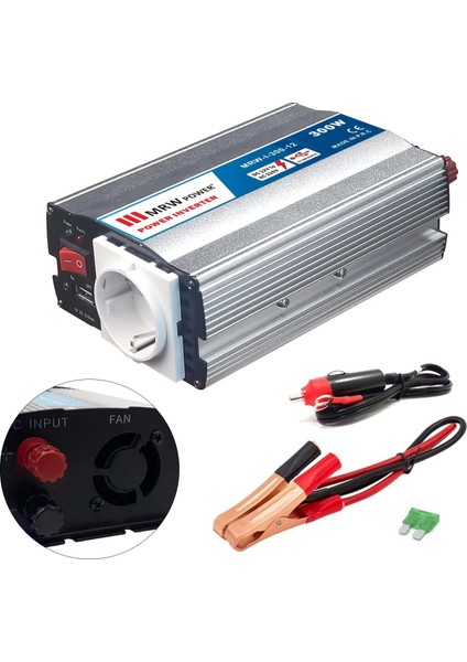 Inverter Modifiye 12V 300W Mervesan MRW-I-300-12