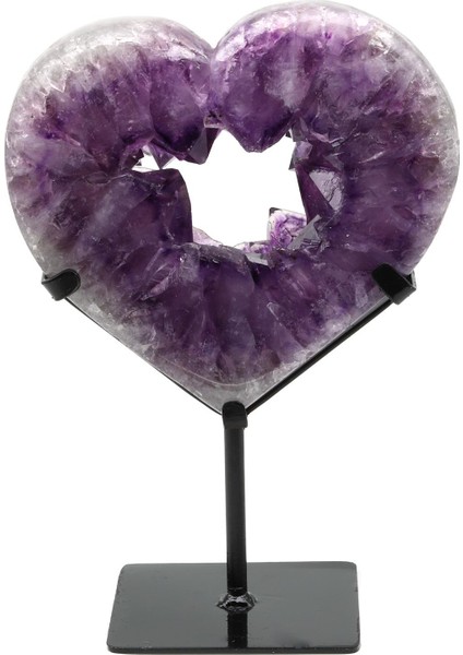 Ametist Doğal Taş Standlı Ham Parça