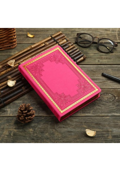 Victorias Victoria's Journals Vintage Old Book Defter 14X20 Cm. 80 Gr. 160 Yap. Çizgili Fuşya N:1181 fırsatları