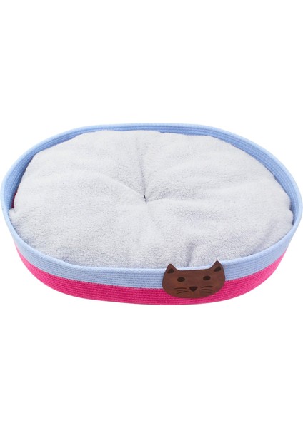 Pembe Mavi Hasır Kedi - Köpek Yatağı fiyatları