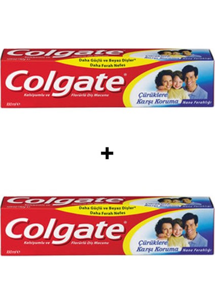 Çürüklere Karşı Koruma Diş Macunu 100ml 2'Li Set