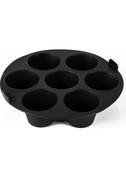 Silikon Airfryer Muffin Kek Kalıbı Siyah fiyatları