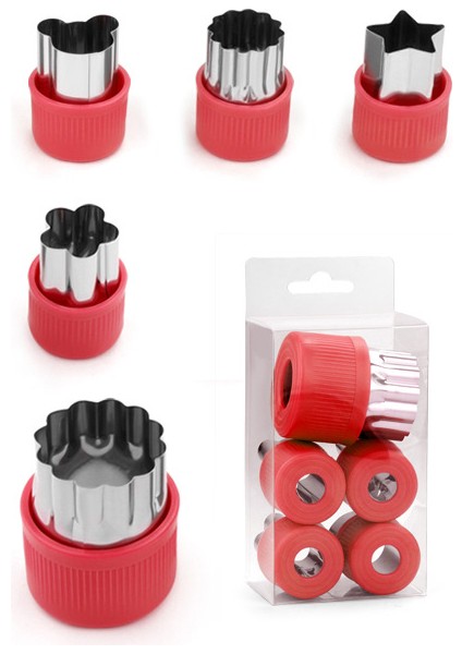 Ruyı El Koruyucu Paslanmaz Çelik Bisküvi Kesme Bento Dekoratif Kabak Çiçek Kesici Mutfak Çiçek Kesme Şekillendirme Aracı (Yurt Dışından)