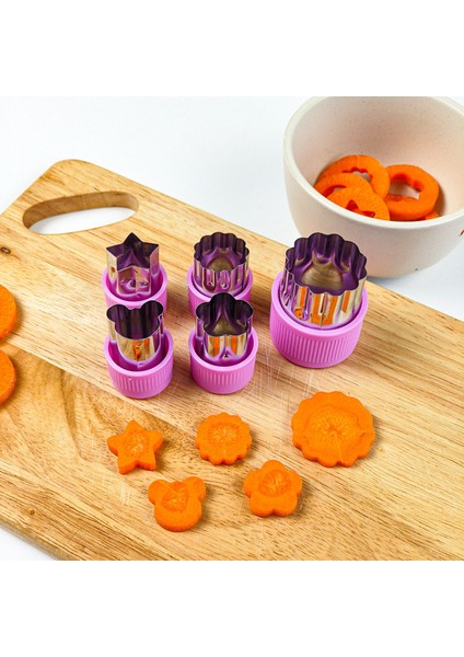 Ruyı El Koruyucu Paslanmaz Çelik Bisküvi Kesme Bento Dekoratif Kabak Çiçek Kesici Mutfak Çiçek Kesme Şekillendirme Aracı (Yurt Dışından)