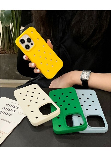 Iphone 14 Pro Max Kılıf Için Delikli Kılıf Dıy Snap-On Dekorasyon (Yurt Dışından) modelleri