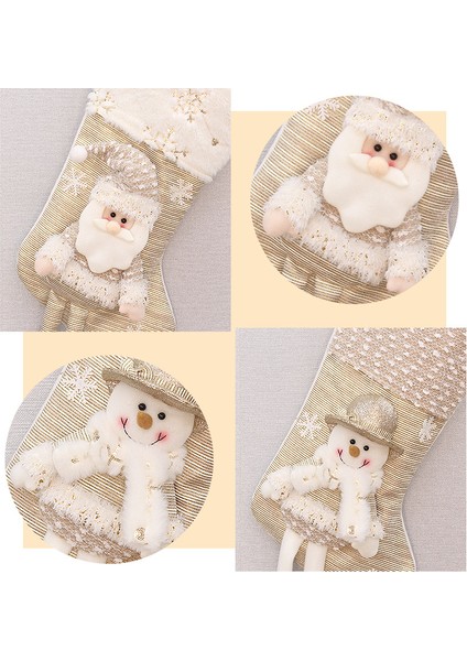 Kumaş Asılı Bacak Noel Baba Kardan Adam Bebek (Yurt Dışından) modelleri