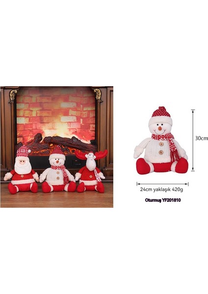 Noel Baba Kardan Adam Geyik Bebek Sahne Süsleri (Yurt Dışından) indirimleri
