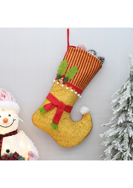 Noel Büyük Boy Noel Çorap Hediye Çantası (Yurt Dışından)