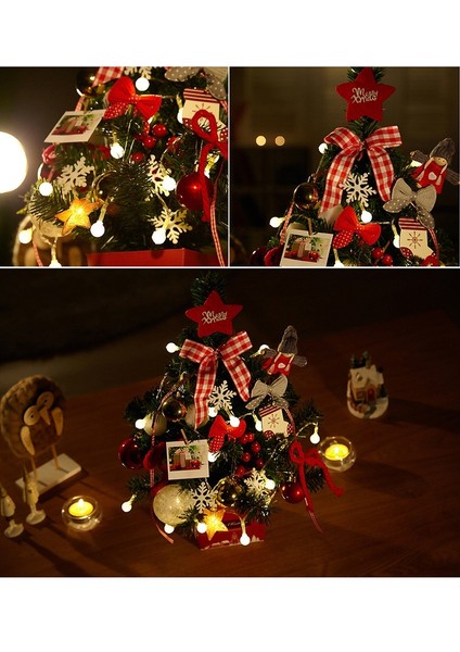 35CM Noel Mini Küçük Noel Ağacı Süsleri (Yurt Dışından) fırsatları