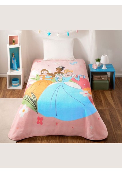Lisanslı Battaniye Princesses Fun Together Tek Kişilik