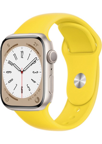 Apple Watch 8 45MM ile Uyumlu Silikon Kordon Kayış - FC005
