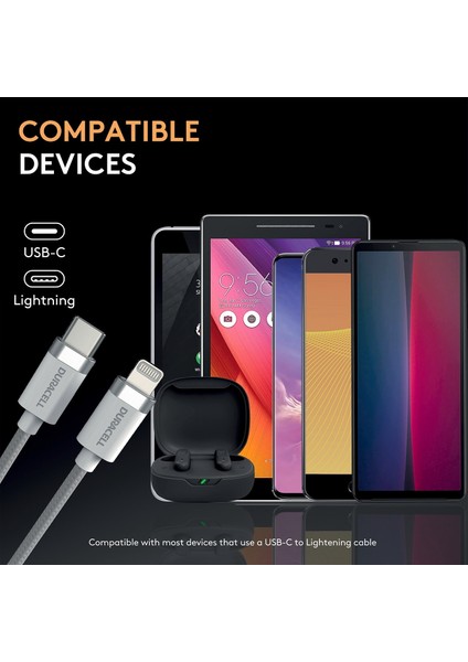 1m Lightning To Usb-C Örgülü Şarj Kablosu - Beyaz