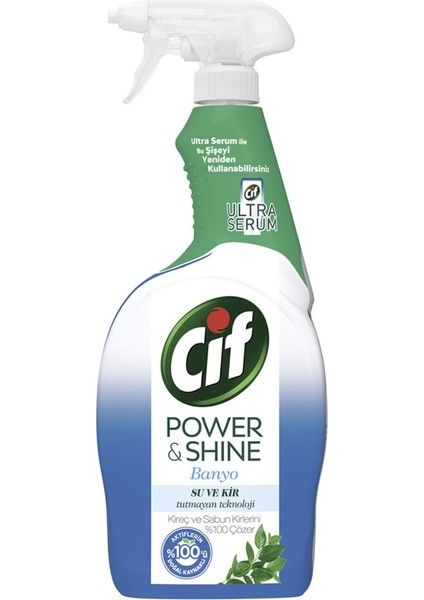 Power & Shine Banyo Sprey Temizleyici 750 ml fiyatları