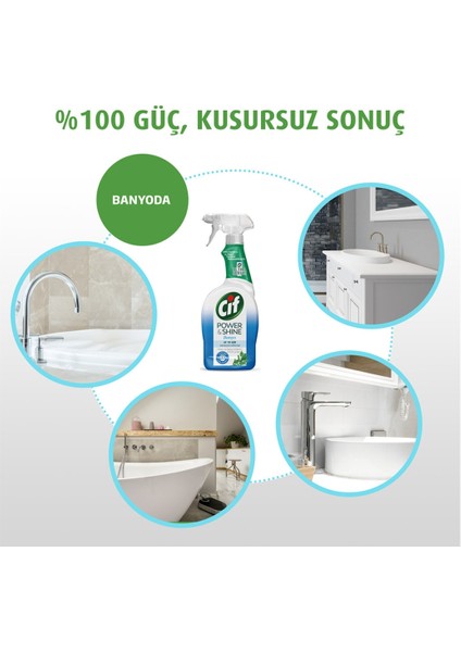 Power & Shine Banyo Sprey Temizleyici 750 ml modelleri