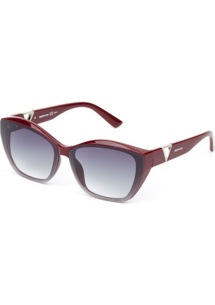 Ds 2307 C 4 Kelebek Bordo Kadın Güneş Gözlüğü