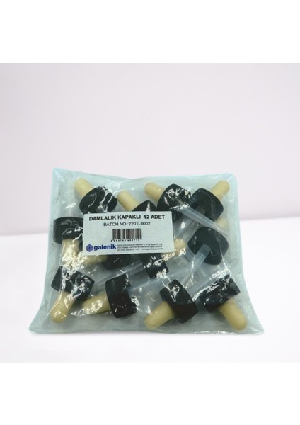 Damlalık Kapaklı 12'li Paket