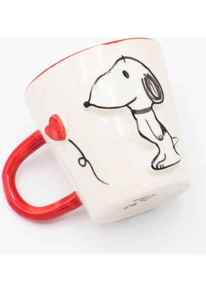 Snoopy Seramik El Yapımı Fincan, Tasarım, 150 cc