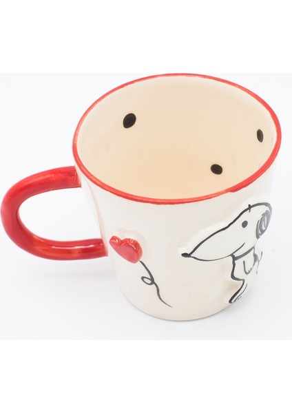 Snoopy Seramik El Yapımı Fincan, Tasarım, 150 cc