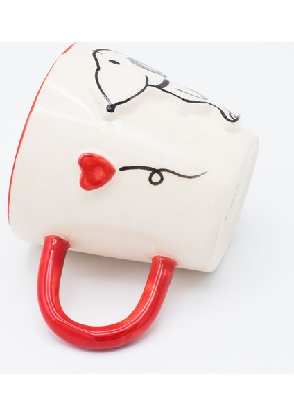 Snoopy Seramik El Yapımı Fincan, Tasarım, 150 cc