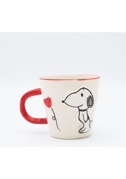 Snoopy Seramik El Yapımı Fincan, Tasarım, 150 cc
