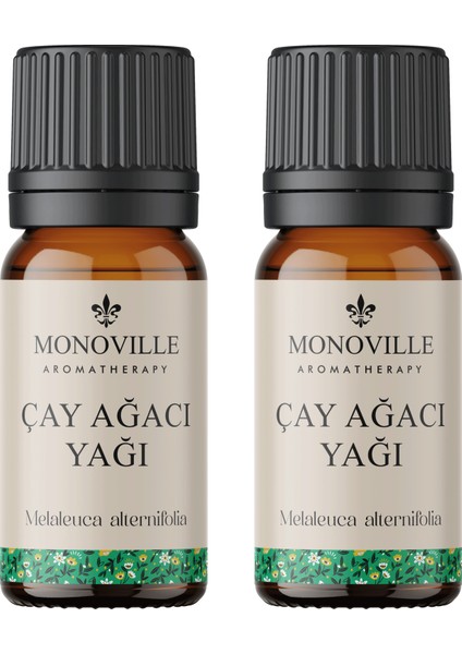 Çay Ağacı Uçucu Yağı 2'li Set %100 Saf Ve Doğal ( Tea Tree Oil ) 2x10 ml