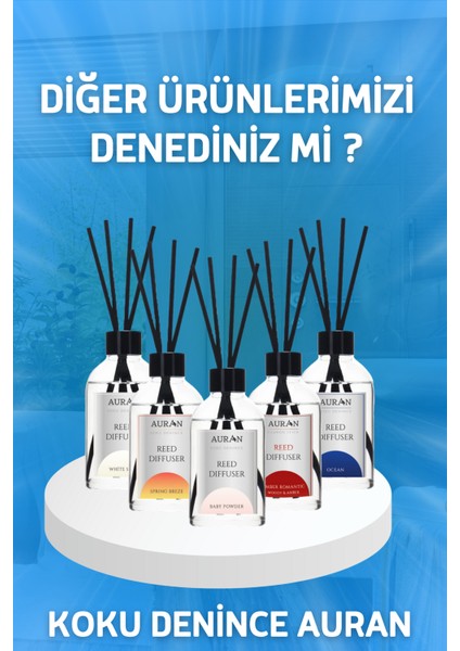 Soft Linen Çubuklu Oda Kokusu Bambu Kokusu Soft Linen Reed Diffuser 50ml