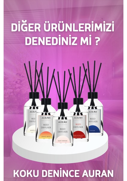 Lavanta Çubuklu Oda Kokusu Bambu Kokusu Lavender Reed Diffuser 50ml