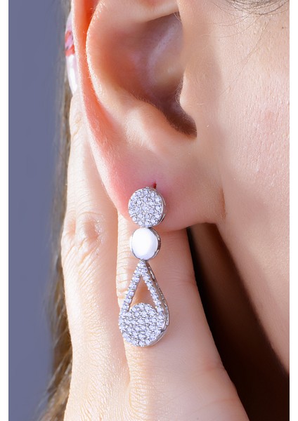 925 Ayar Gümüş Damla Salkım Pırlanta Montör Su Yolu Set fırsatları