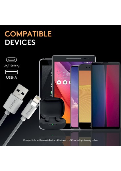 2m Lightning To Usb-A Örgülü Şarj Kablosu - Beyaz