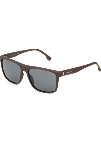 Ds 2324 C4 Dikdörtgen Kahverengi Erkek Güneş Gözlüğü