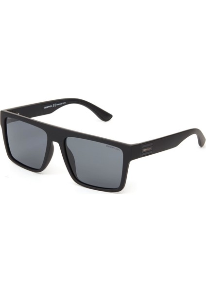 Ds 2268 C2 Dikdörtgen Mat Siyah Erkek Güneş Gözlüğü