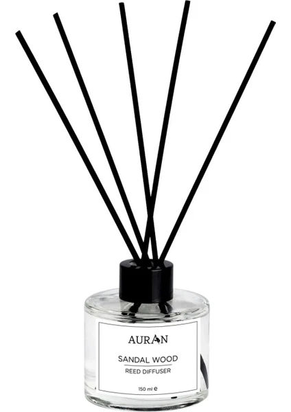 Sandal Ağacı Çubuklu Oda Kokusu Bambu Kokusu Sandal Wood Reed Diffuser 150ml