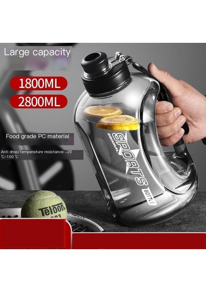 Büyük Kapasiteli 2800ML Spor Su Şişesi (Yurt Dışından)