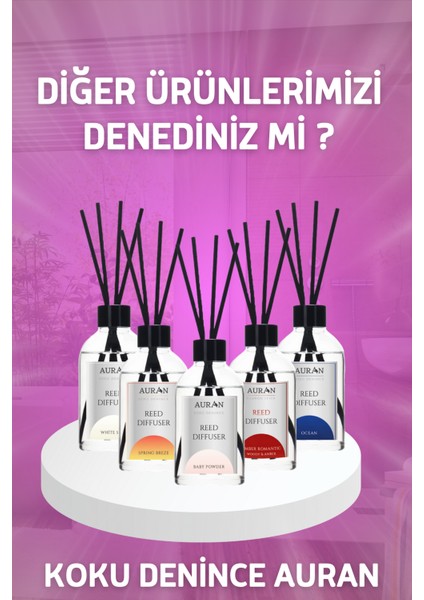 Lavanta Çubuklu Oda Kokusu Bambu Kokusu Lavender Reed Diffuser 150ml