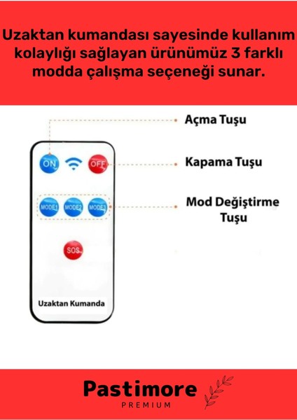 Premium Kumandalı Solar Güneş Enerjili 122 Ledli Hareket Sensörlü Bahçe Aydınlatma Sokak Lambası fırsatları