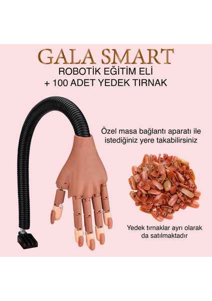 Eğitim Eli + 100 Adet Yedek Tırnak Ile Birlikte