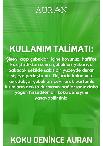 Beyaz Çiçekler Çubuklu Oda Kokusu Bambu Kokusu Kare Şişe White Flowers Reed Diffuser 100ml