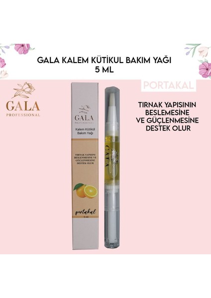 Gala Tırnak Bakım Yağı 5 ml - Portakal