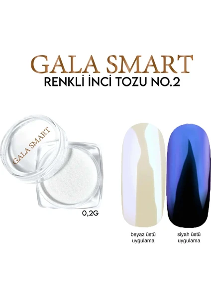 Gala Professi̇onal Renkli Inci Tozu 0,2 G - No:2