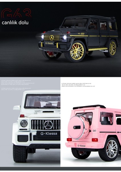 1:24 Mercedes G63 Alaşımlı Araba Modeli (Yurt Dışından) fırsatları